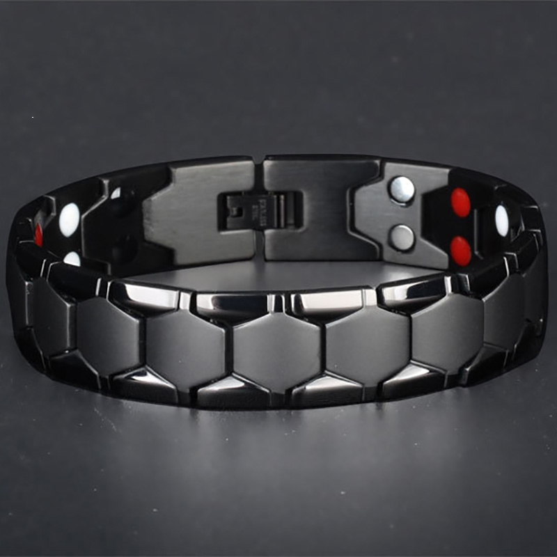 メンズジュエリー抗疲労治癒ヘマタイトビーズストレッチ磁気ブレ - Coordinates Bracelet のレビューと価格