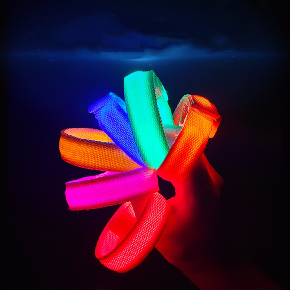 LED反射ナイロンブレスレット,調節可能なアームバンド,発光 - Coordinates Bracelet のレビューと価格