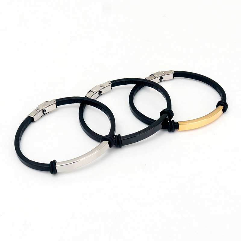 男性と女性のためのカスタマイズ可能な革のブレスレット,ユニセ - Coordinates Bracelet のレビューと価格