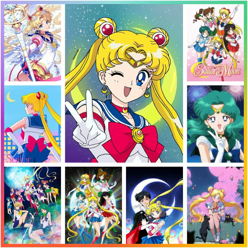 ダイヤモンドペインティング クラシックな日本のアニメキャラク - Photo Mosaic Print のレビューと価格