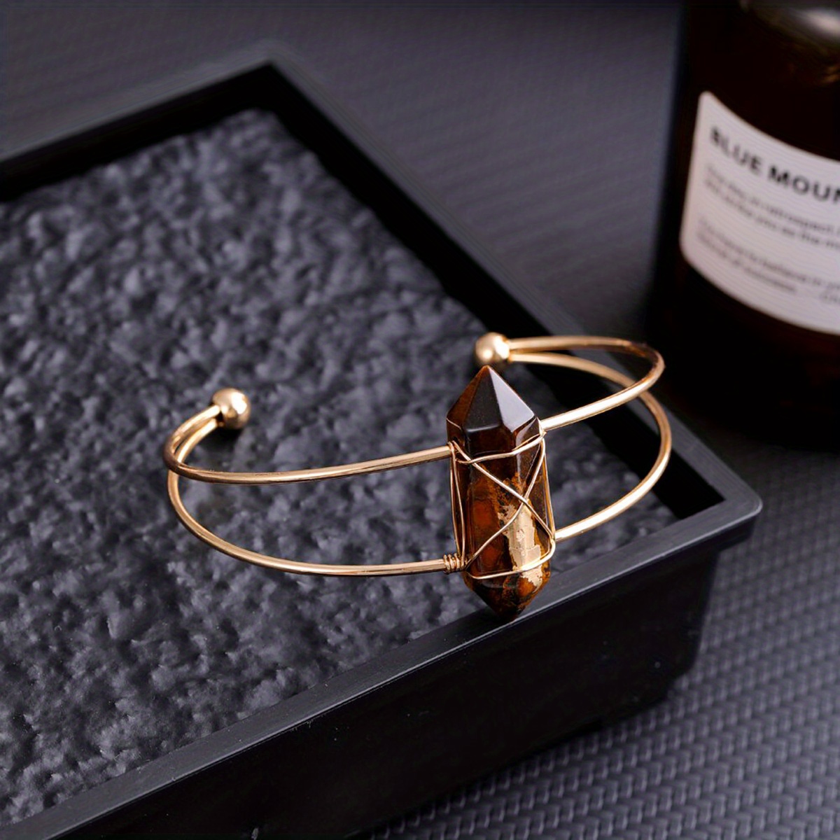 Yeevaa-天然石ブレスレット,六角形列,オープン,調整可 - Coordinates Bracelet のレビューと価格