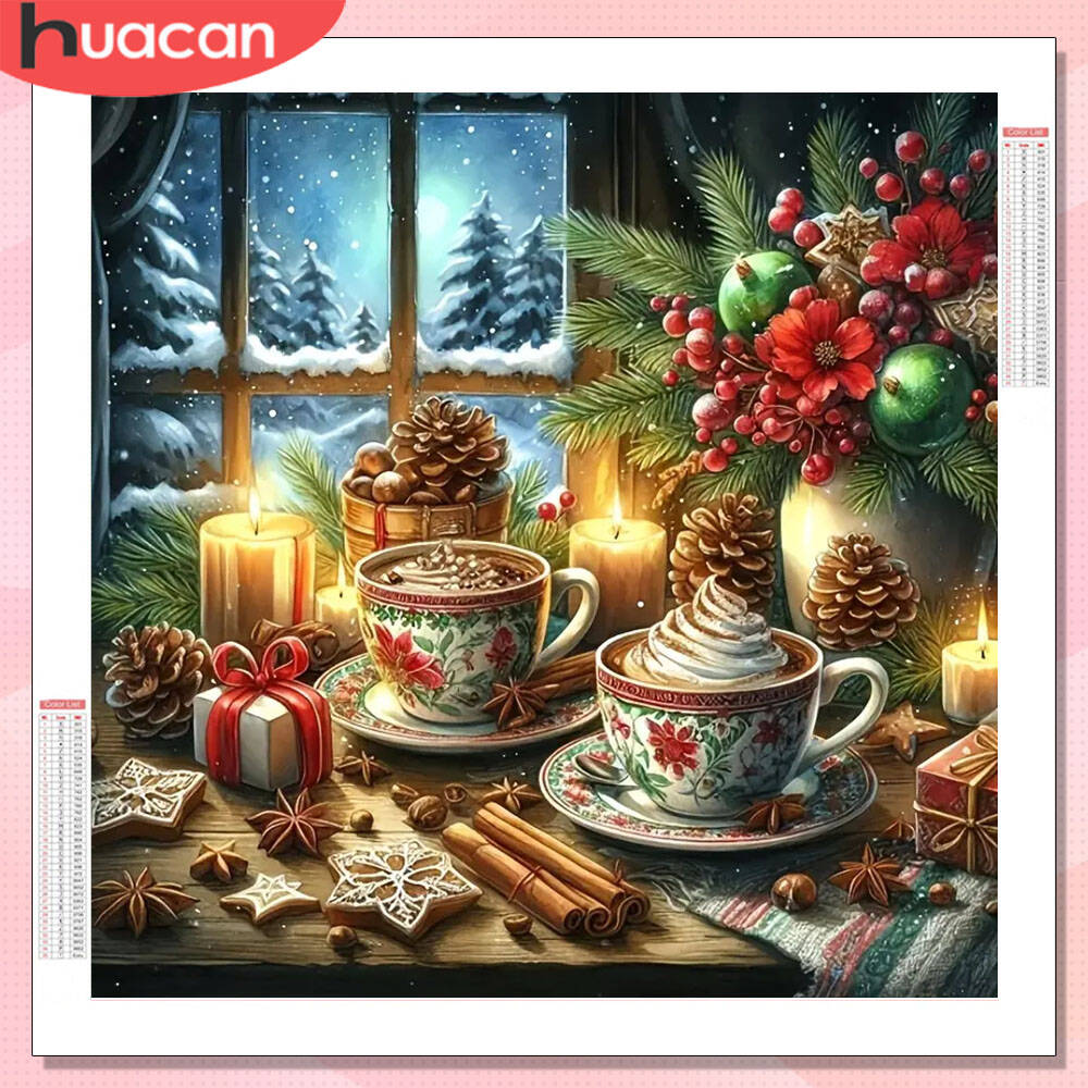 HUACAN ダイヤモンドペインティング コーヒーカップ ク - Photo Mosaic Print のレビューと価格