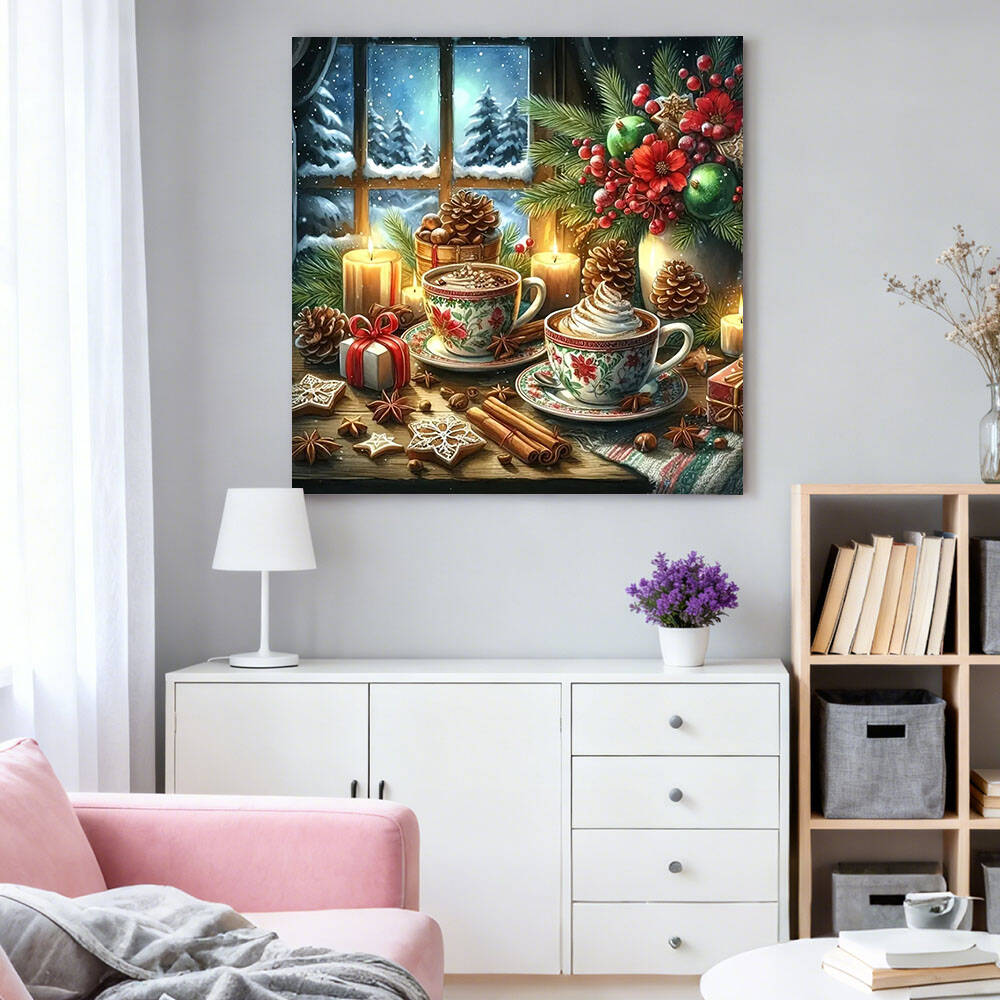 HUACAN ダイヤモンドペインティング コーヒーカップ ク - Photo Mosaic Print のレビューと価格