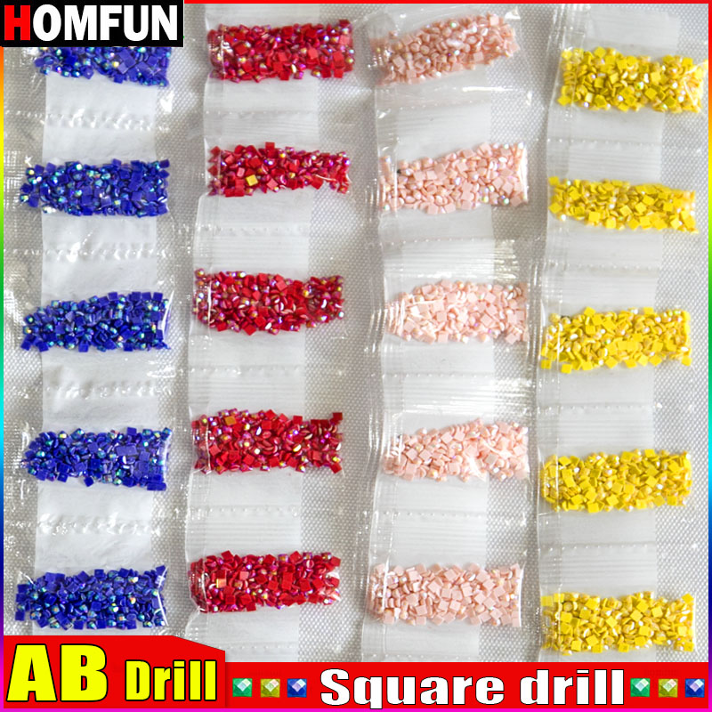 HOMFUN AB スクエアドリル DIY ダイヤモンド塗装 - Photo Mosaic Print のレビューと価格
